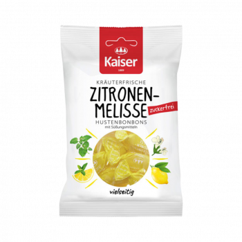 Kaiser Zitronenmelisse zuckerfrei, Hustenbonbons, 75g